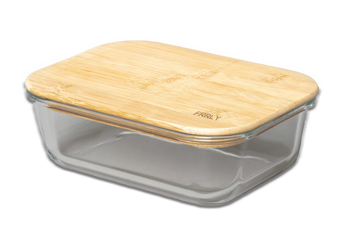 Bamboo Lid Sustainable Borosilicate Glass Food Storage Container (22 oz)