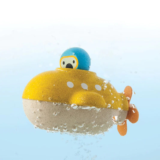 Plan Toys Wooden Submarine Bath Toy