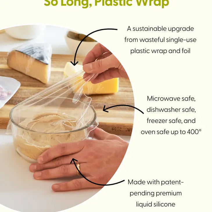Silicone plastic deals wrap