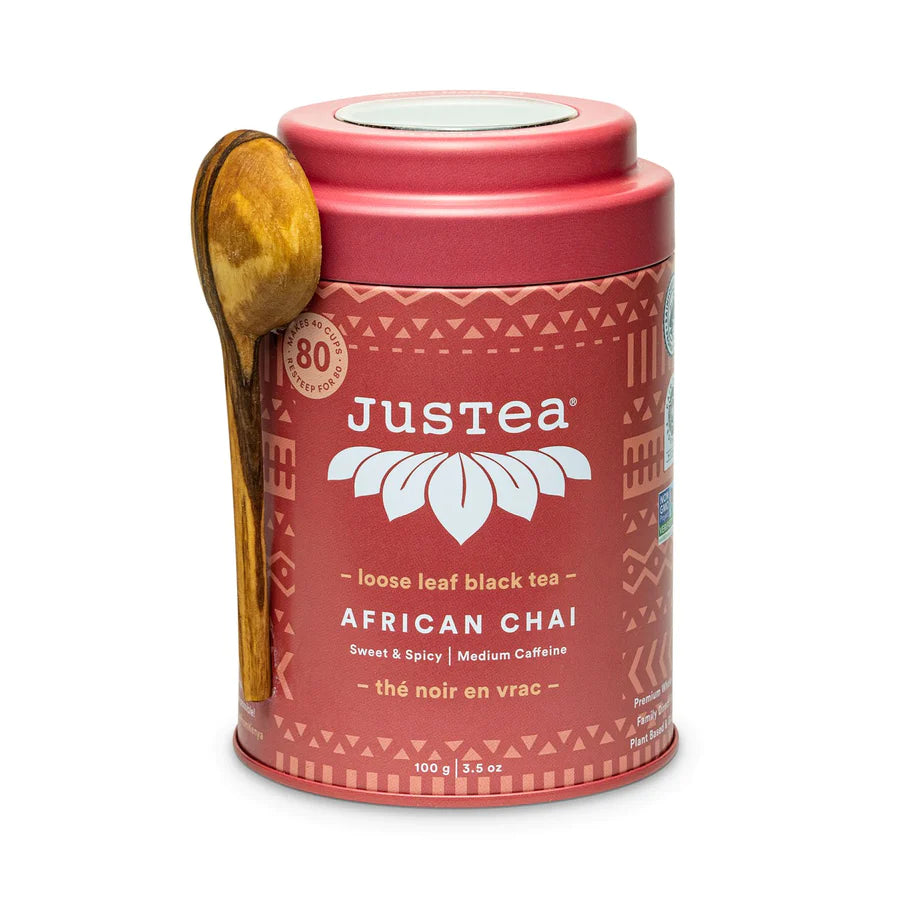 African Chai Organic, Fair-Trade, Black Tea - Tin & Spoon