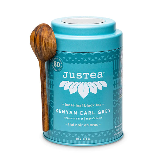 Kenyan Earl Grey Organic, Fair-Trade Black Tea - Tin & Spoon