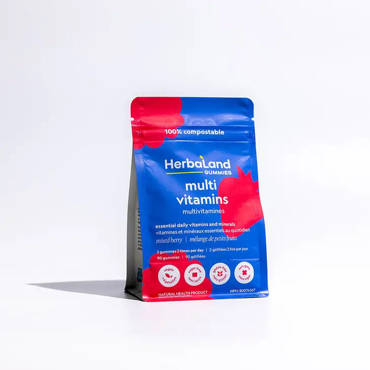 Herbaland Natural Gummy Multivitamin - 100% Compostable