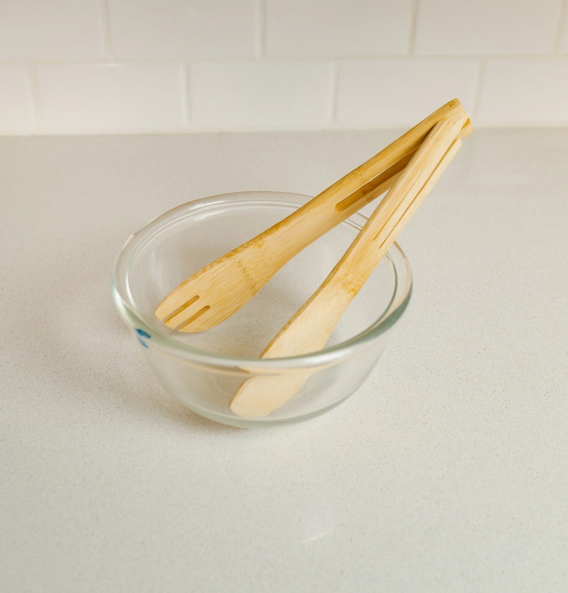 Bamboo Salad Tongs