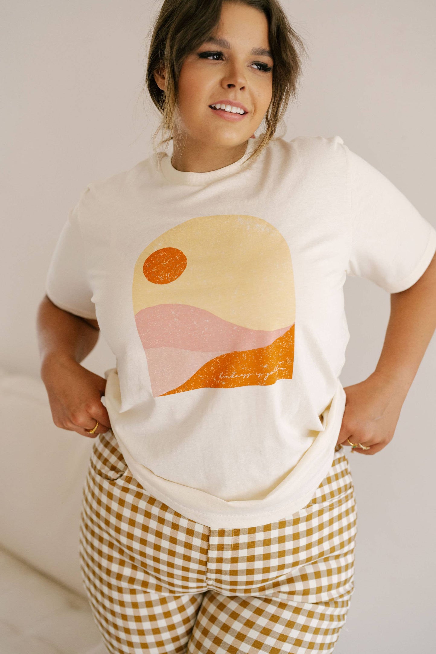Kindness is Golden, Women's Graphic Tee, Summer Shirt