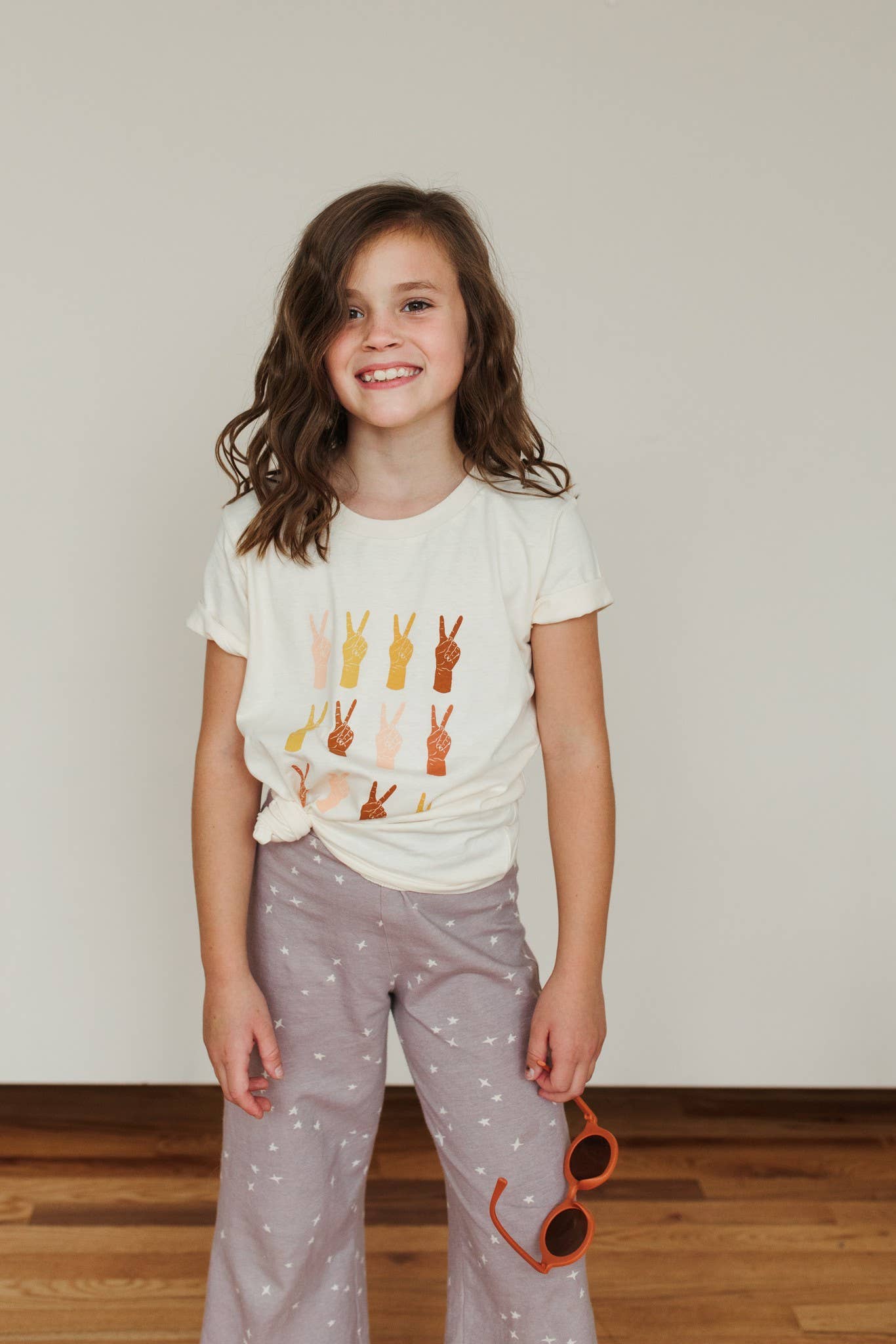 Peace Hand For ALL Kids Graphic Tee, Toddler tee, Kids Shirt