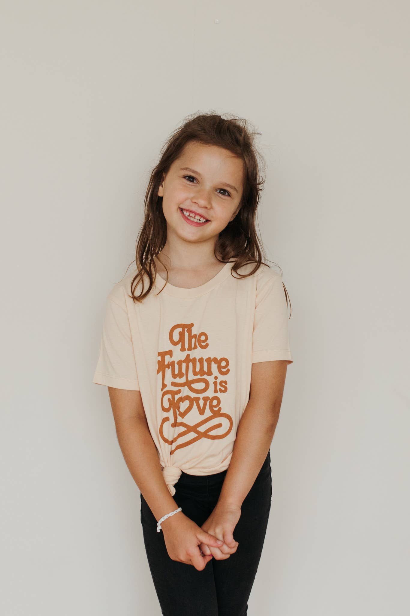 Future is Love, Kid's Graphic T-Shirt, Organic Cotton