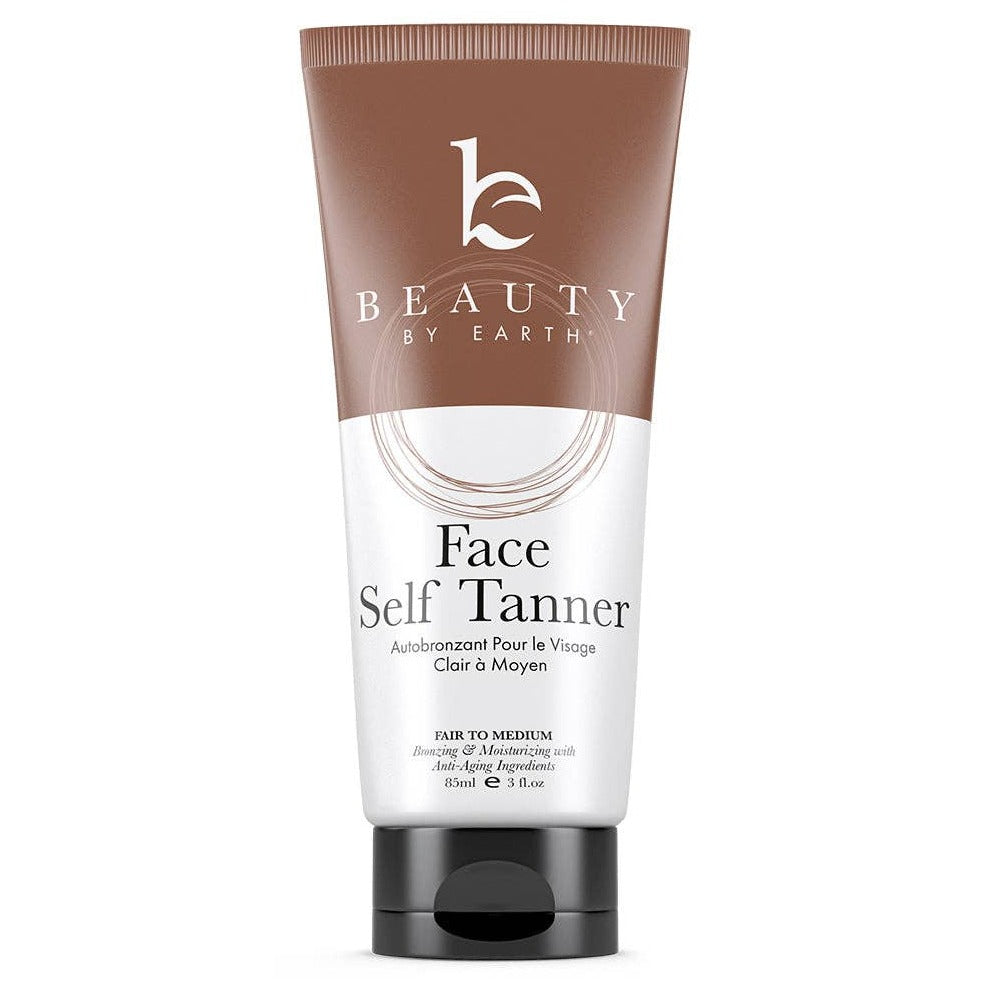 Beauty by Earth Self Tanner Face Lotion - Medium to Dark