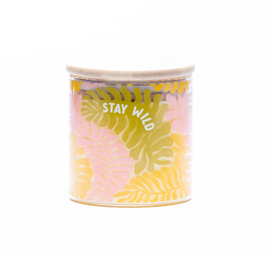 Stay Wild 100% Soy Wax & Essential Oil Blend Candle