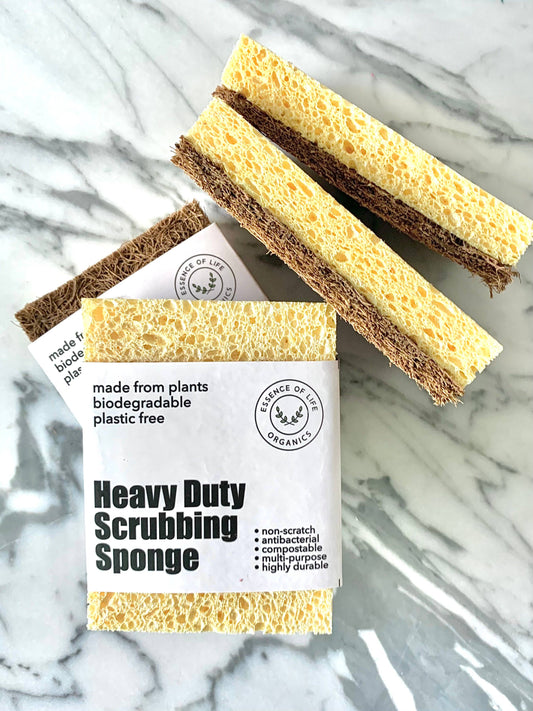 100% Plant-Based Heavy Duty Scrubbing Sponge