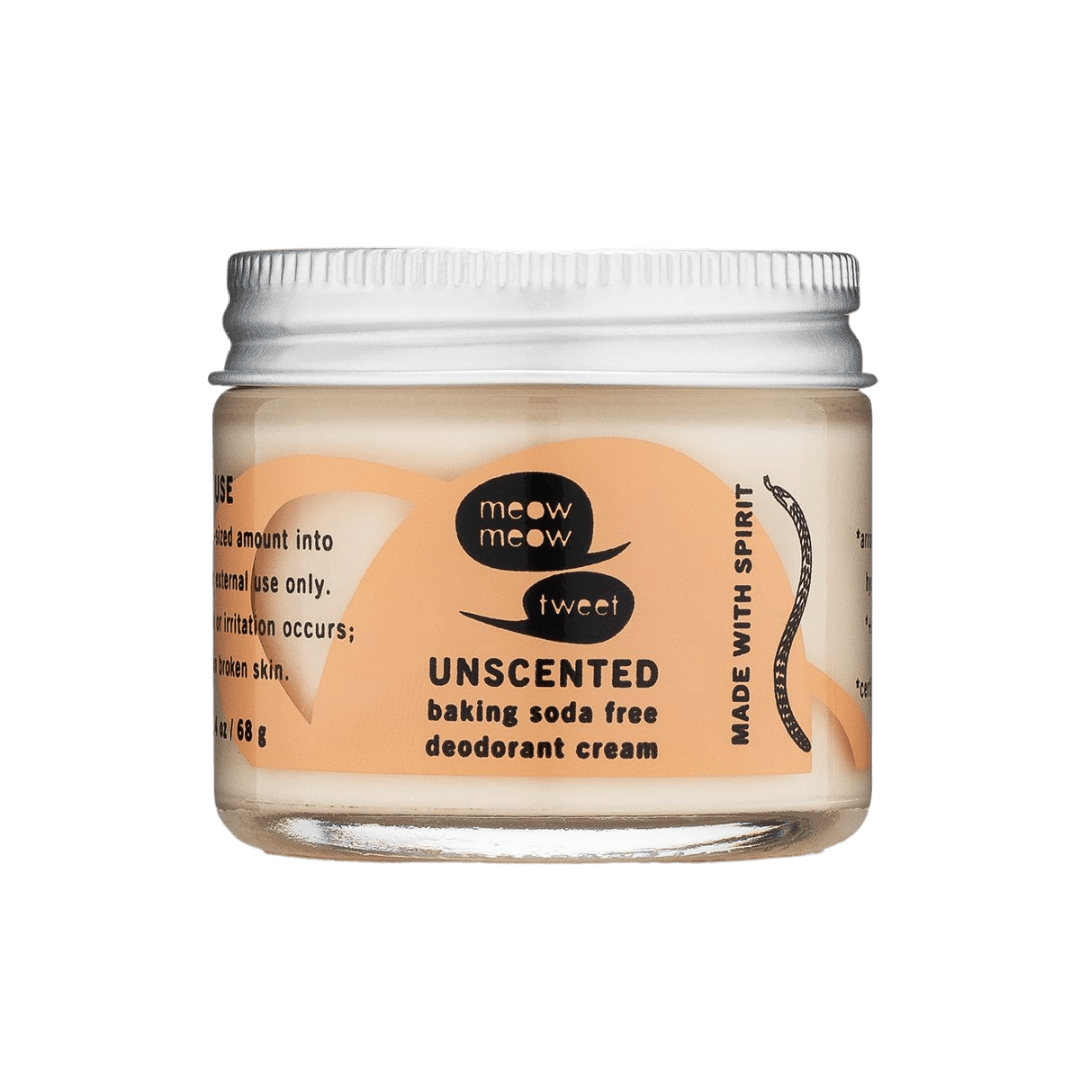 Unscented Baking Soda Free Deodorant Cream