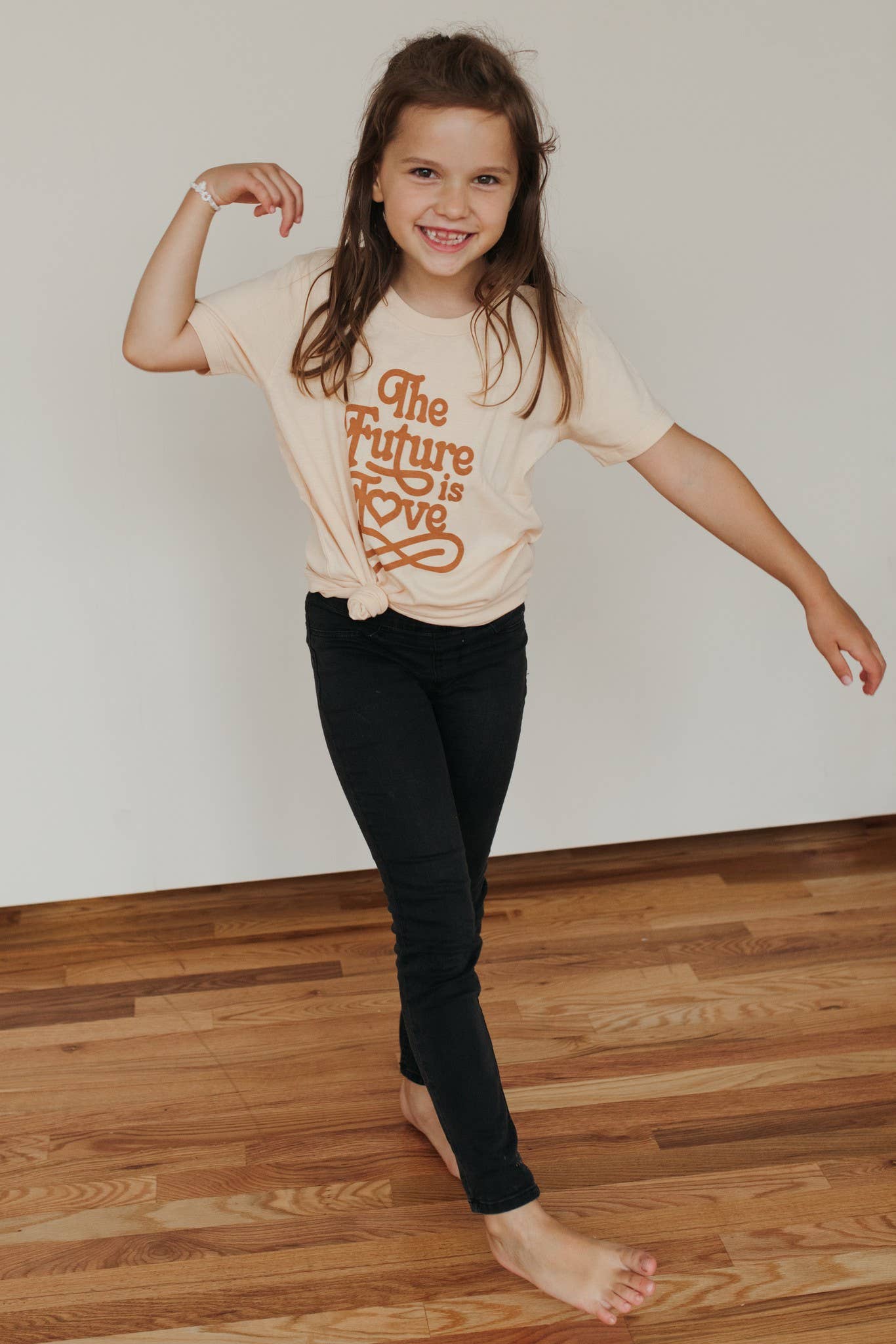 Future is Love, Kid's Graphic T-Shirt, Organic Cotton