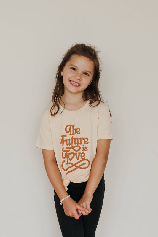 Future is Love Kid's Organic Cotton Graphic T-Shirt