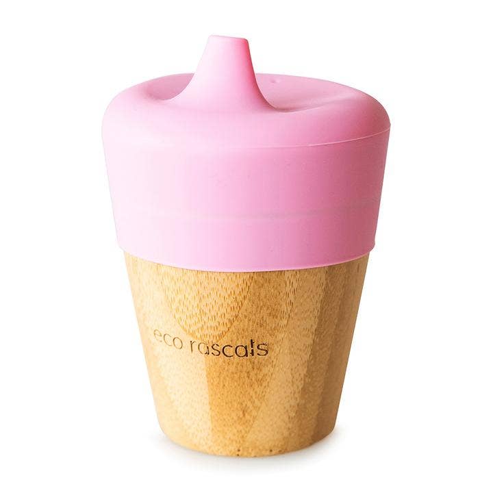 Bamboo Sippy Cup with Food-Grade Silicone Lid