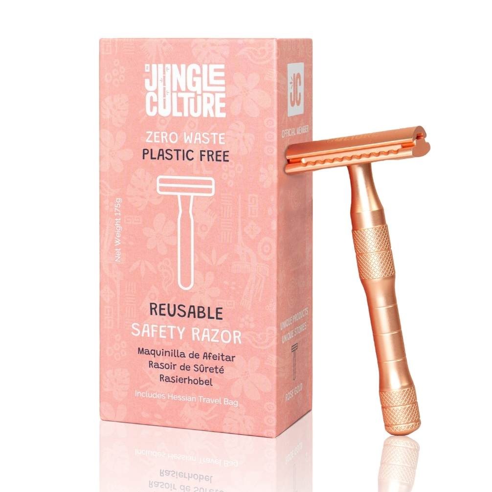 Rose Gold Reusable Stainless Steel Safety Razor